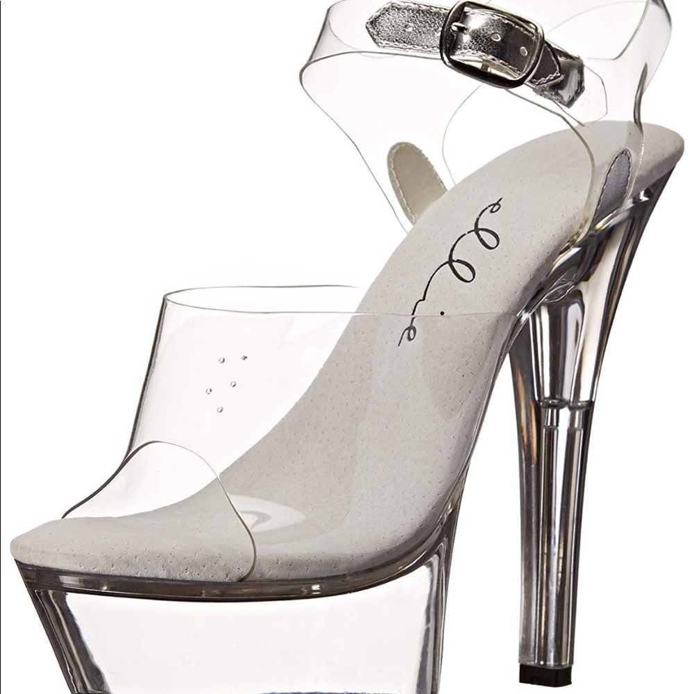 Clear Platform Heels
